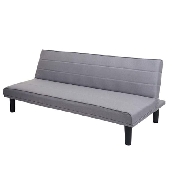 Konvertibel sovesofa i gråt stof Grå