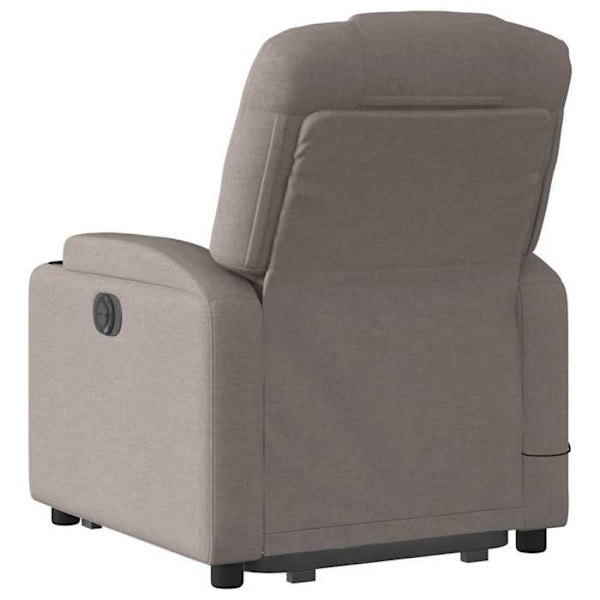 Avslappningsfåtölj med massagefunktion och lutbar i taupe tyg DEC027860 Mol