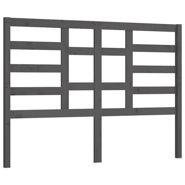 Sänggavel accessoar sovrum möbel 146 x 4 x 104 grå furu
