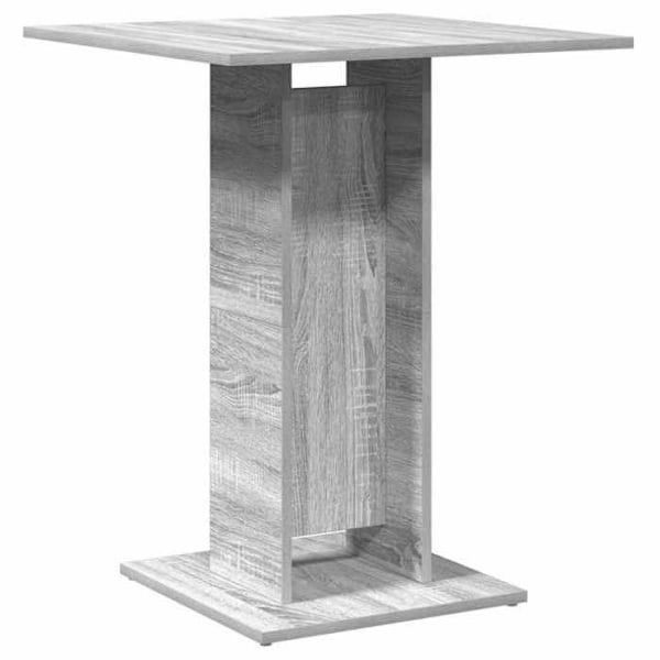 Bordstablett, högt bord 60 x 60 x 75 cm, grå ingenjörsträ DEC036588 kastanj