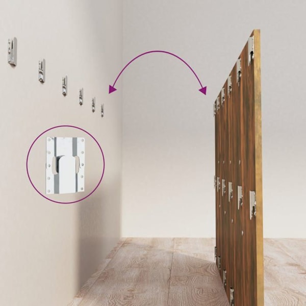 Pääty - TDL - 200x80 cm - MDF - Ruskea - Ei irrotettavissa