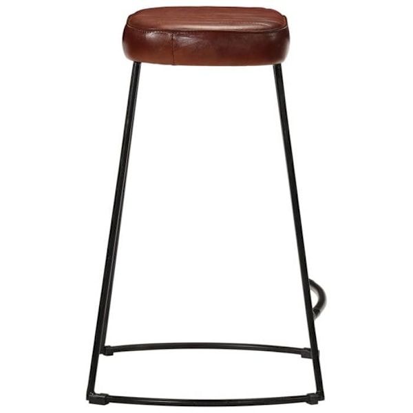 2 kpl baarituoleja 62 cm korkealle metallikehykselle, PVC-pinnoite ruskea DEC029769 kastanj
