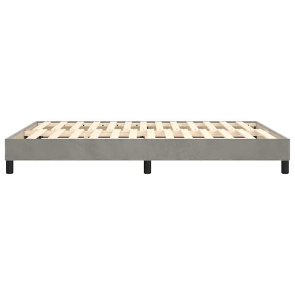 Sommier - TDL - 140x190 cm - Lys grå - 2 personer - Leveres samlet Ljusgrått