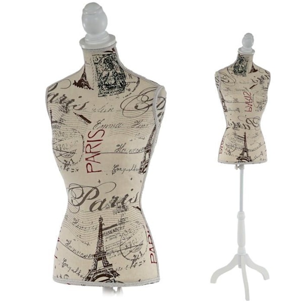 Buste af couture manikin fee dekoration udstillingsvindue motiv Paris