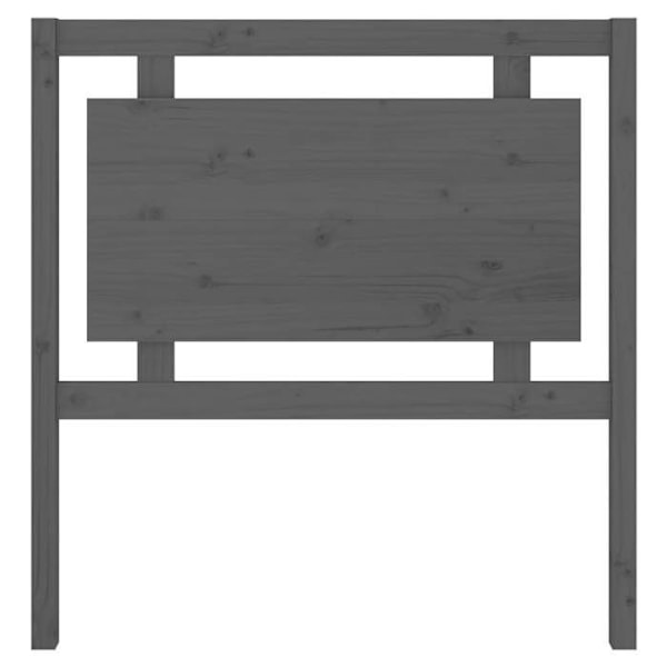 Hovedgærde - Fyrren træ - Grå - 95,5x4x100 cm - Moderne design - Rustik charme Grå