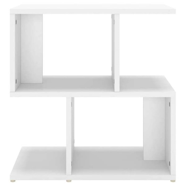 Sängbord litet sidobord 50 x 30 x 51,5 cm vit ingenjörsmaterial DEC033413 Vit