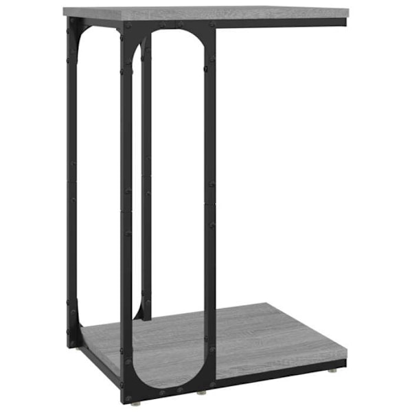 Bordplade til sofa, planteholder 40 x 30 x 60 cm, grå ingeniørtræ DEC032525 kastanj