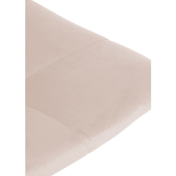 2 kpl beige samettibarstoolia, kromipohja, korkeussäädettävä ja jalatuki TDB10629 Beige