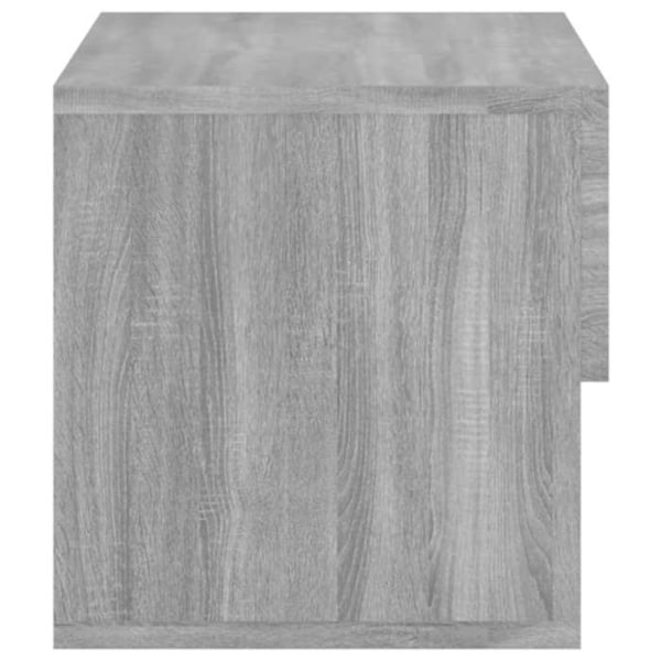 Väggmonterad nattduksbord 46 x 29,5 x 30 cm grå ingenjörsträ DEC034324 kastanj