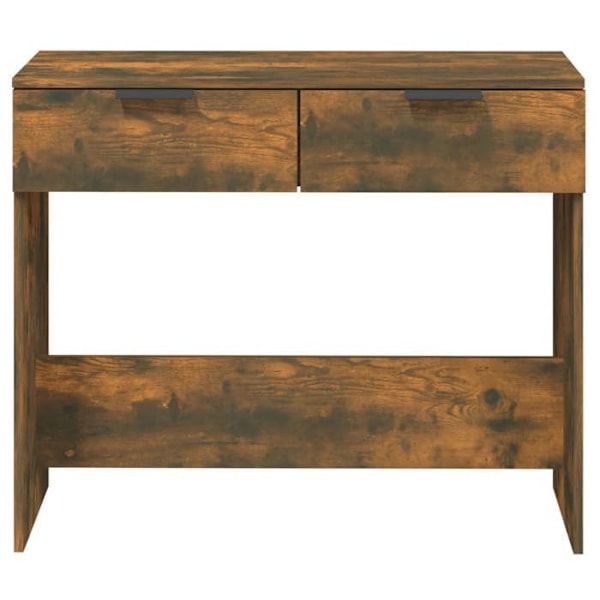 Modern entré consolemöbel med lådor 90 x 36 x 75 cm i gammalbrun ingenjörsträ DEC031824 kastanj