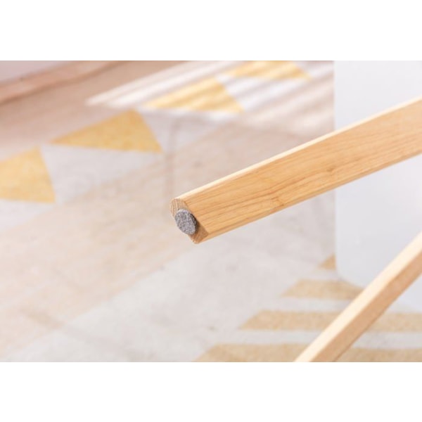 Vinkelbords i skandinavisk stil, höjd 46 cm, i vit MDF med fyrkantiga ben 10_0005514 Vit