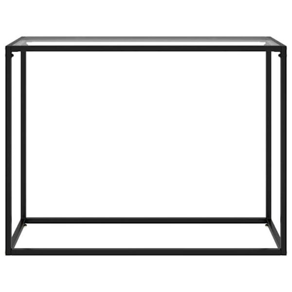 Konsolbord praktiskt för en organiserad entré 100 x 35 x 75 cm transparent härdat glas och stål DEC032262 Guld