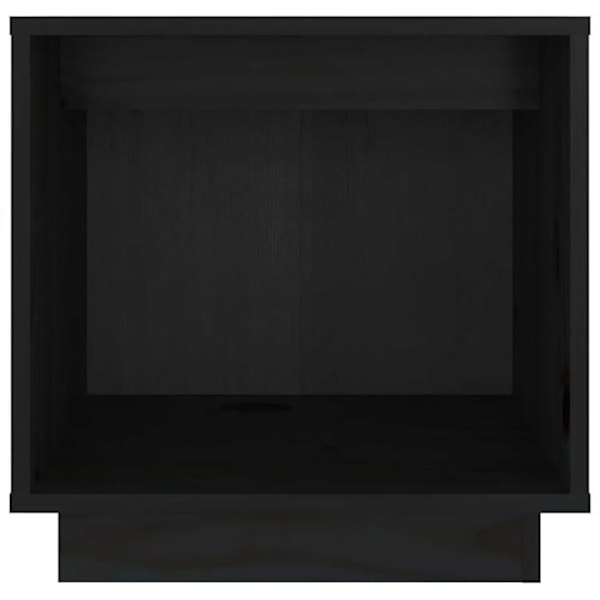 Sæt med 2 natborde med åbent rum 40 x 30 x 40 cm sort fyrretræ DEC035505 kastanj