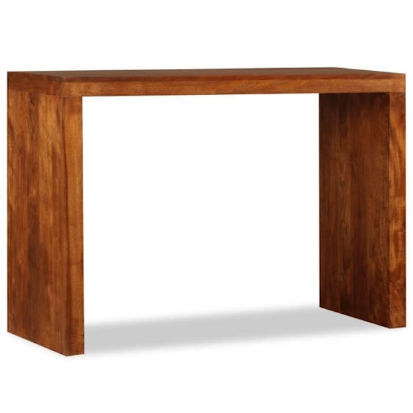 Massiivipuusta valmistettu konsolipöytä hunajavärillä 110 x 40 x 76 cm DEC031747 kastanj