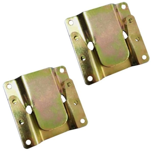 Set om 2 nattduksbord med lådor 40 x 30 x 30 cm ingenjörsträ grå DEC035659 kastanj