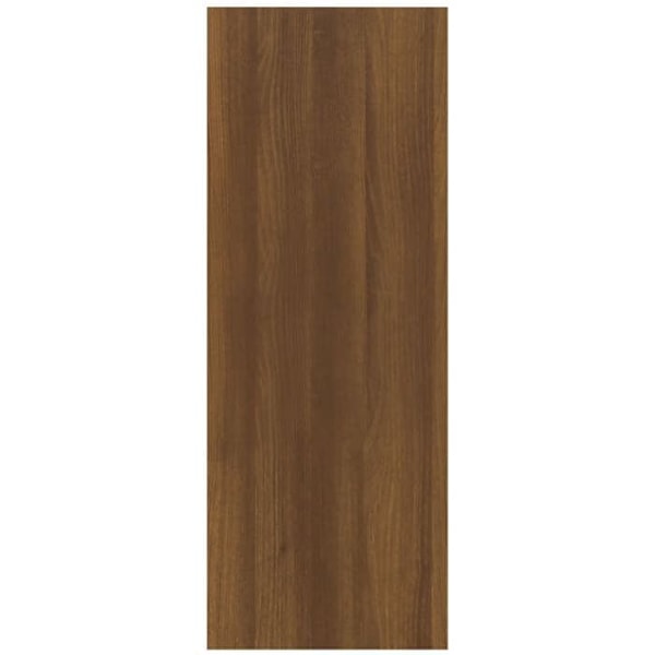 Konsolbord med opbevaringsrum 78 x 30 x 80 cm i brun ingeniørtræ DEC031890 kastanj