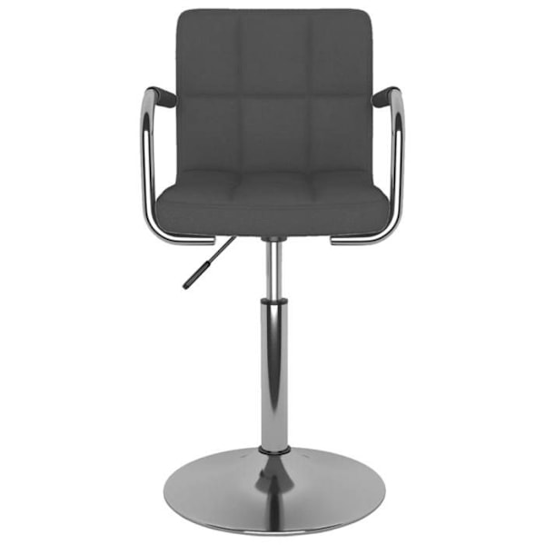 Baari stool x1 korkeatuoli käsinojilla, tummanharmaa kangassyöte ja teräs DEC029483 Grå