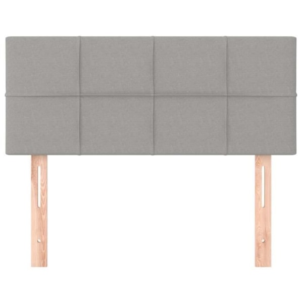 Hovedgærde - Ikke specificeret - 80x5x78/88 cm - Lysegrå stof - Klassisk stil - Højdejusterbar Ljusgrått