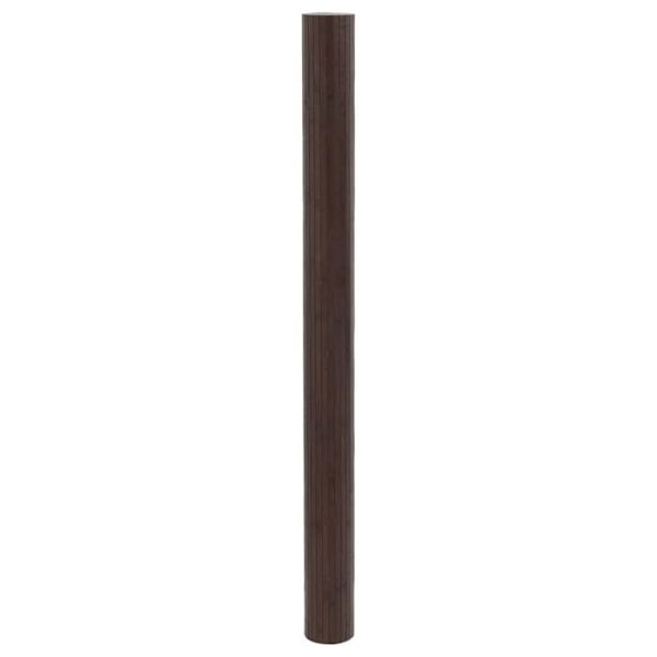 Paravent separator for room partition 165 x 800 cm mørkebrun bambus DEC031154 kastanj