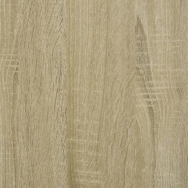 Aflastabel til sofa 40 x 30 x 60 cm i ingenierings træ i egetræ farve og stål DEC032413 kastanj