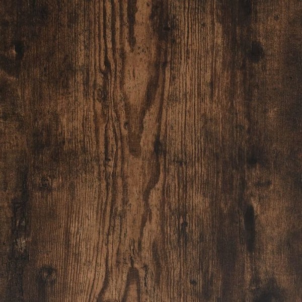 Side table with shelves 40 x 42 x 50 cm brown engineered wood and steel DEC032386 kastanj
