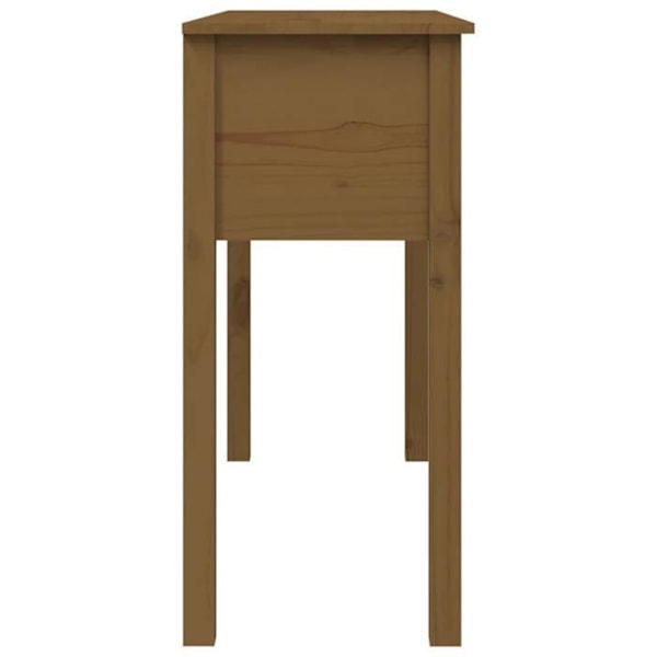 Moderna konsolmöbel för entré sidobord med lådor 100 x 35 x 75 cm i honungsgul furu DEC032044 kastanj