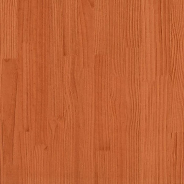 Bordskonsol möbel för entré 80 x 40 x 75 cm massivt furu i vaxad brun färg DEC032054 kastanj