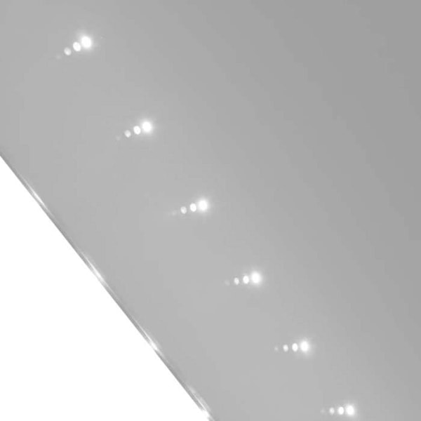 Badeværelsesspejl med LED-lys 60 x 80
