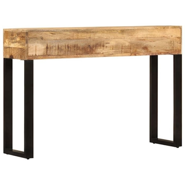 Konsolbord med praktiska lådor för en organiserad entré 110 x 30 x 76 cm av massiv mangoträ brun DEC03150 kastanj