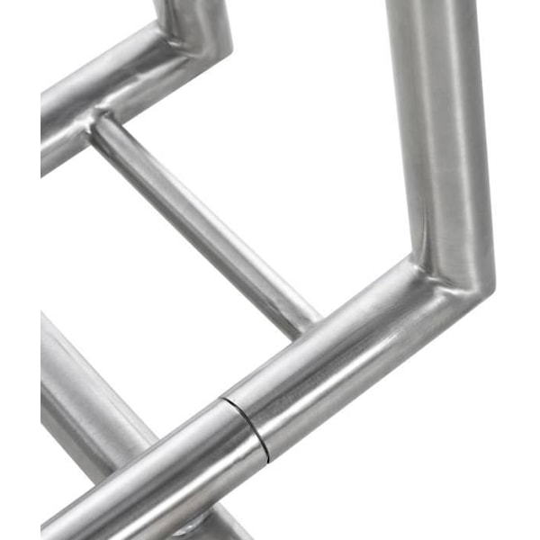Porte bûches til opbevaring af brænde til pejs i industriel stil 122x91 cm i rustfrit stål 10_0003525 kastanj