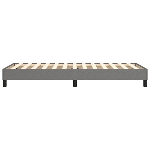 Sommier med laminatskydd på ben ramsäng 90x200 cm mörkgrå tyg TDL0207095 Mörkgrå