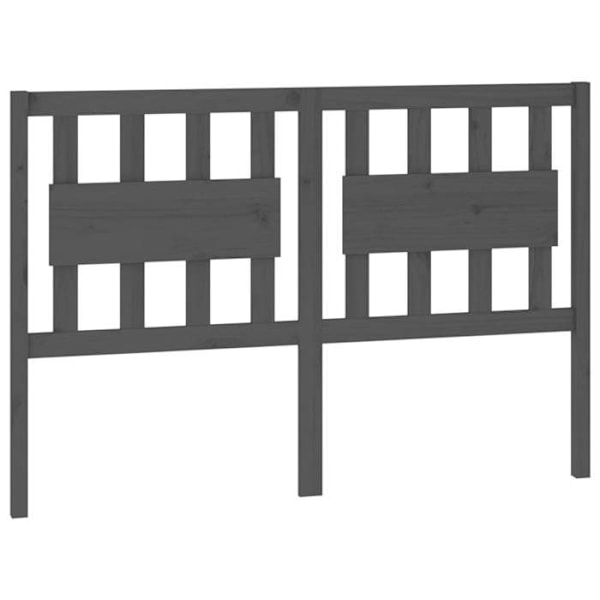 Hovedgærde - Fyrretræ - 125,5x4x100 cm - Grå - Klassisk stil - Tidøstligt Grå