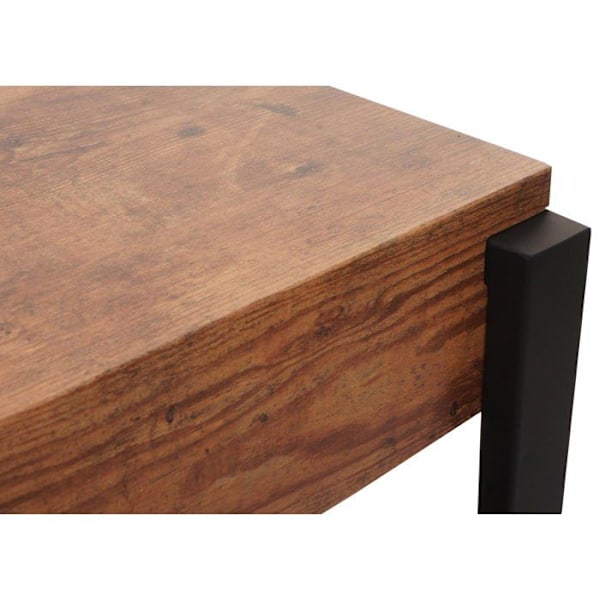 Bordplade hwc l53 stuebord sidebord sofa bord metal 43 x 110 x 64 cm mørk vild eg 04_0008438 Metall