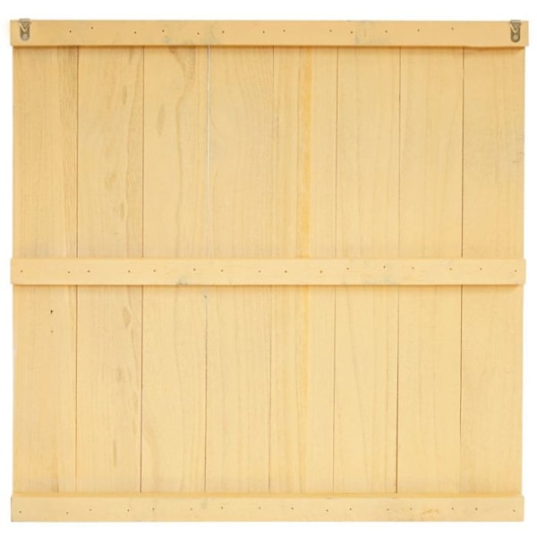 Vägginredningspanel i orange trä 60 x 60