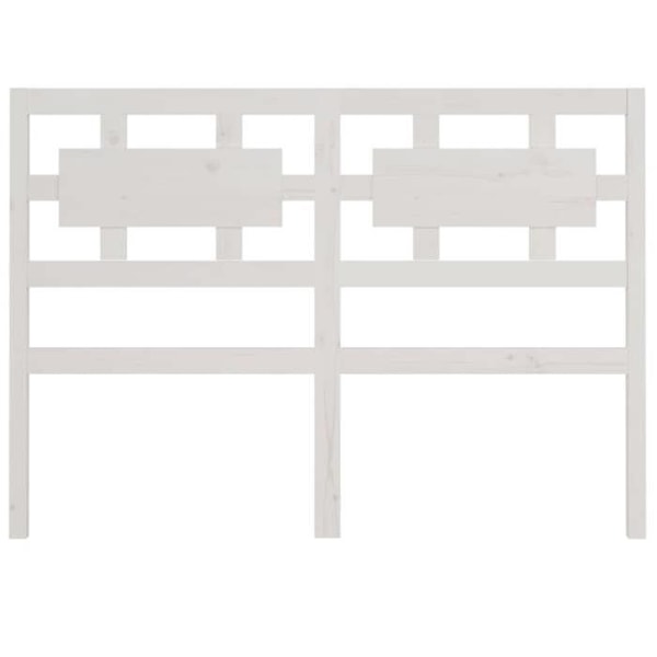 Sänggavel - Inte specificerat - 185,5 x 4 x 100 cm - Massivt trä - Vit färg - Modern design Vit