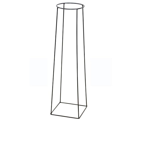 Modern Hängande Blomkruka – Svart Järnring 20 x 20 x 72 cm DEC050071 Svart