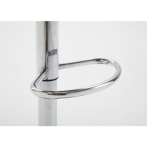 Sæt med 2 barstole med ergonomisk sæde i sort stof, fod i trompetform i metal 10_0004409 Metall