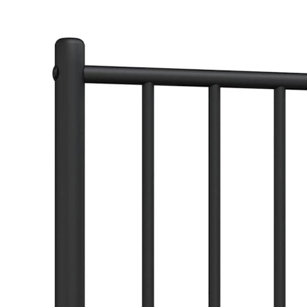 Pääty - TDL - 80 cm - Musta metalli - Klassinen muotoilu - Kestävä ja tyylikäs Svart