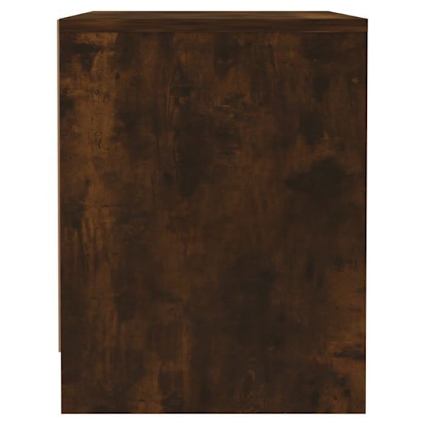 Sæt af 2 natborde med skab med dør 45 x 34 x 44,5 cm ingeniørtræ brun DEC035145 kastanj
