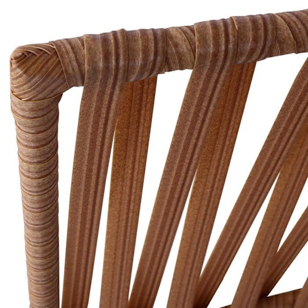 Havemøbler sofa, stol og bord i akacietræ, stål og mørkegrå puder 04_0008317 kastanj