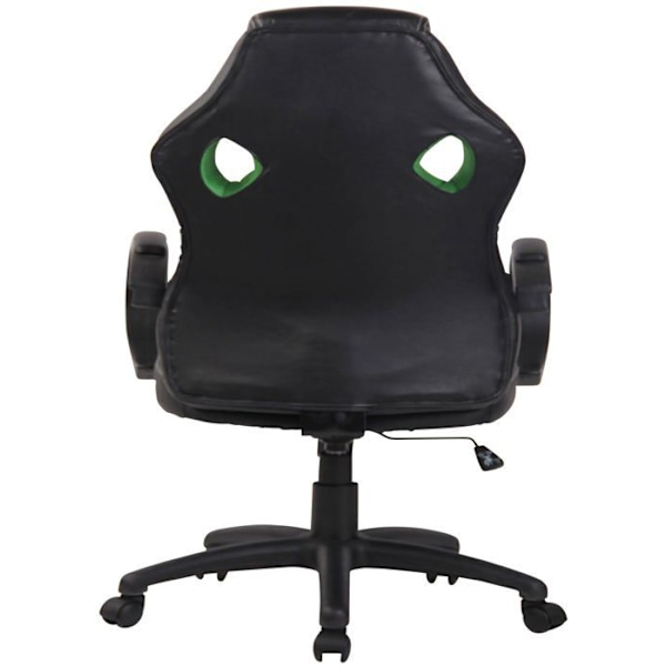 Ergonominen PVC-vihreä ja muovinen pelituoli, toimistotuoli 10_0002759 Guld