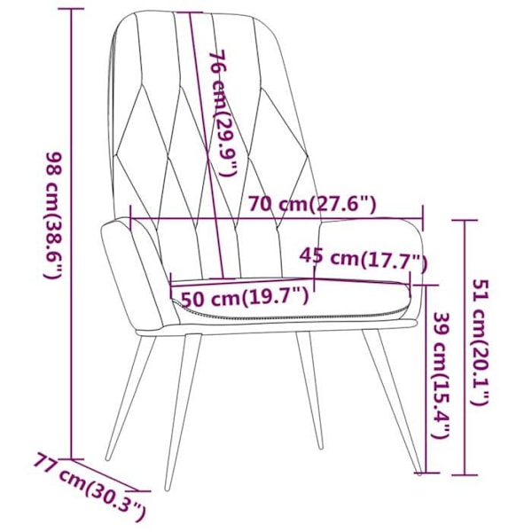 Lounge fåtölj chaise avsoffa sovrum modern design i ljusgrå sammet DEC026678 Grå