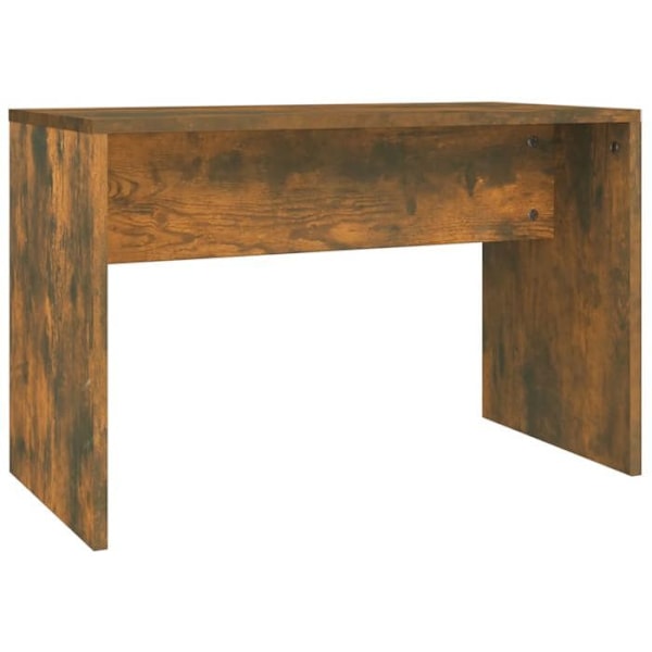 Taburett för sminkbord färg ek rök 70 x 35 x 45 cm ingenjörsträ brun DEC024976 kastanj