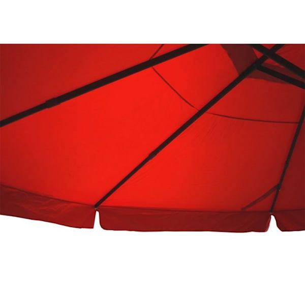 Ravintolakatos, jossa on reunus Ø 5m polyester/alumiini 28kg kerma ilman jalustaa 04_0003867 Grädde