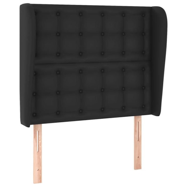 Pääty - TDL - 83 x 23 x 118/128 cm - Keinonavokas musta - Korkeussäätö - Tyylikäs muotoilu Svart