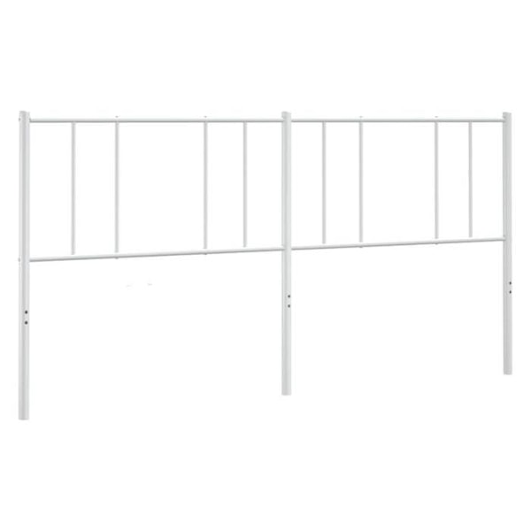 Hovedgærde - TDL - 180 cm - Metal - Hvid - Klassisk tidløs Vit