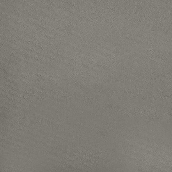 Sengegavl tilbehør til soveværelse møbel i 2 dele 90 x 5 x 78/88 cm lysegrå velour TDL0206403 Grå