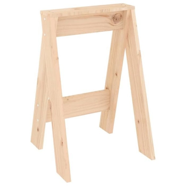 Set med 2 köksstolar i klassisk design 40 x 40 x 60 cm i massivt furu DEC026400 kastanj