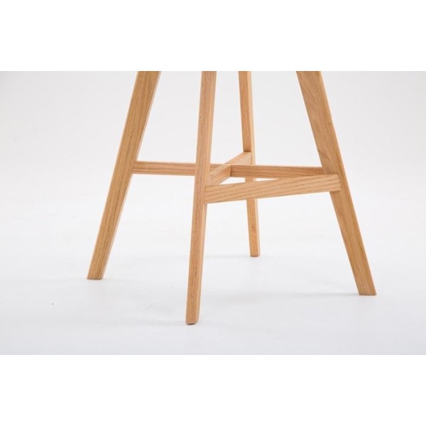 Sæt med 2 barstole i moderne design i grøn stof