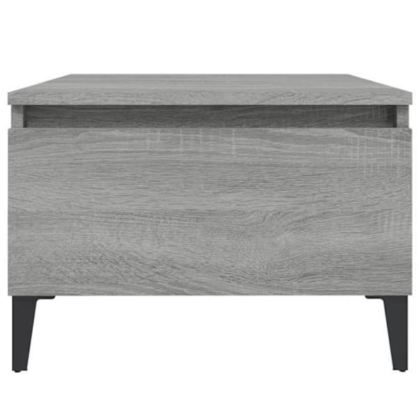 2 kpl yöpöytiä laatikolla 50 x 46 x 35 cm harmaata engineered puuta DEC032650 kastanj
